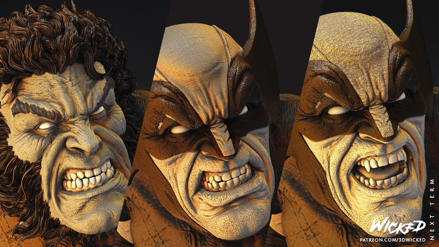 Wolverine - Bust by Wicked3D FAN ART