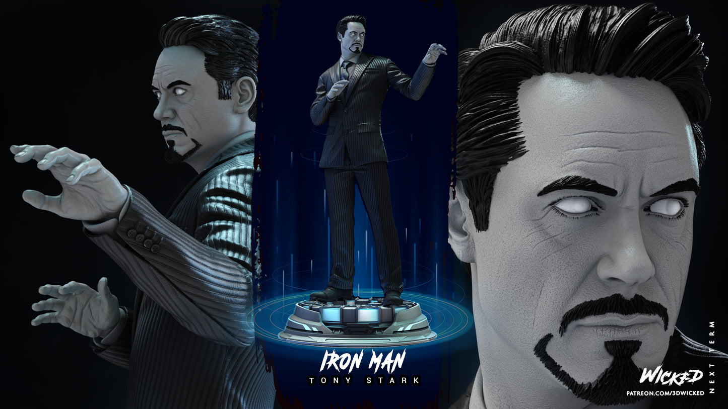 Tony Stark - Iron Man by Wicked3D FAN ART