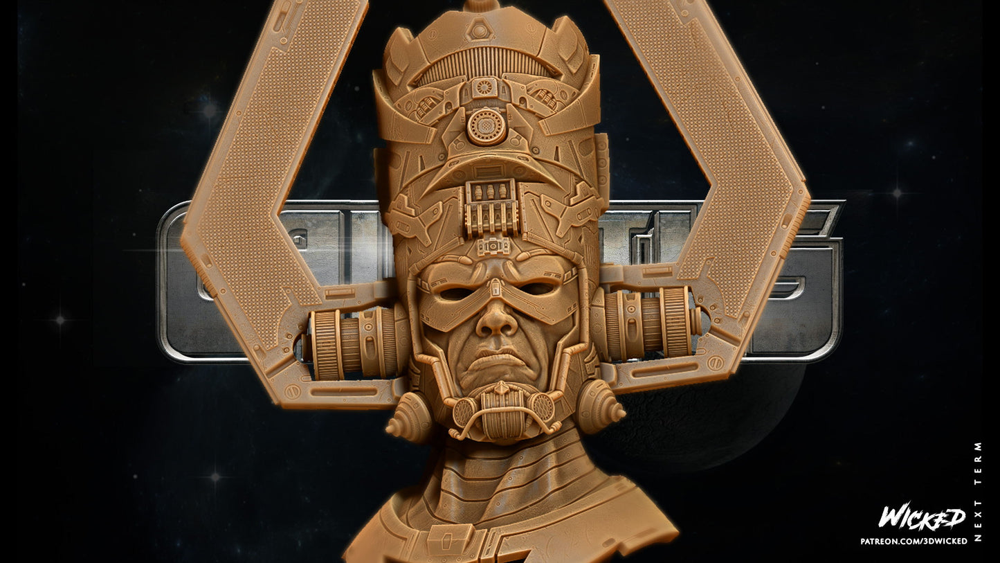 Galactus - Bust by Wicked3D FAN ART