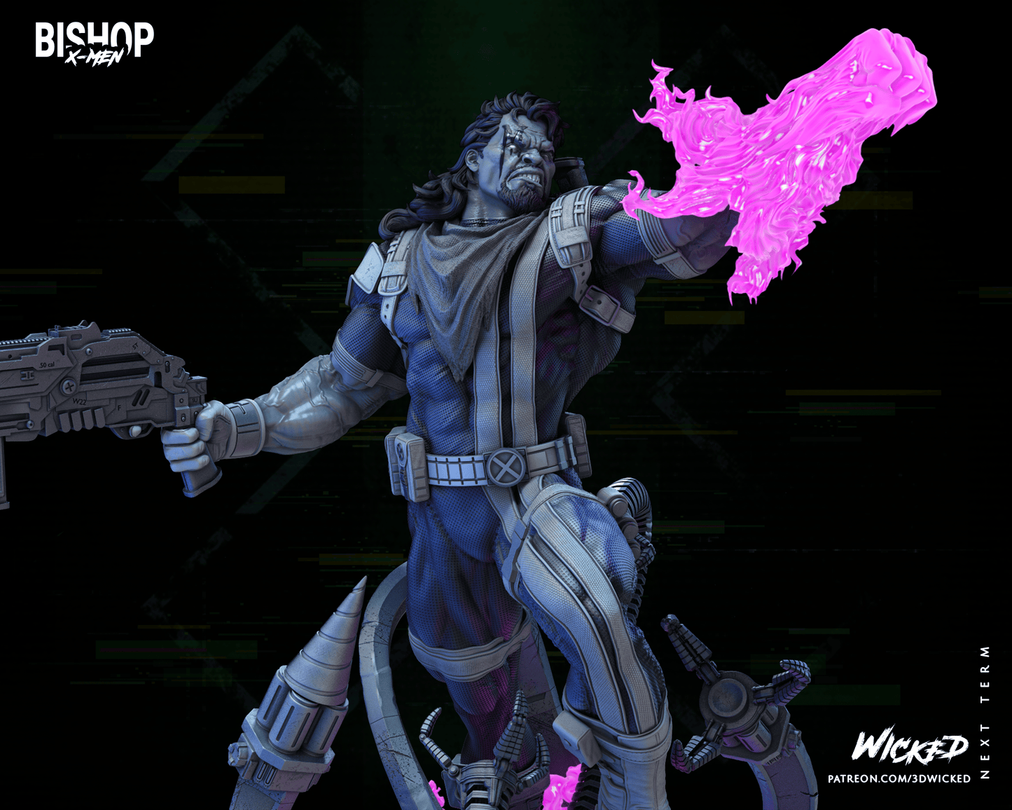 Bishop - X-Men by Wicked3D FAN ART