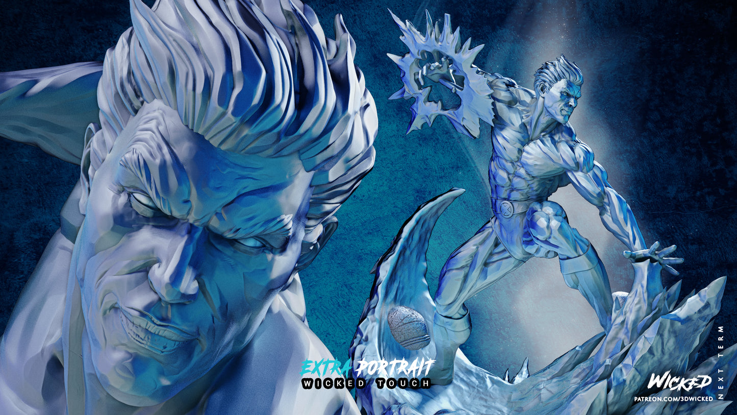 Iceman by Wicked3D FAN ART