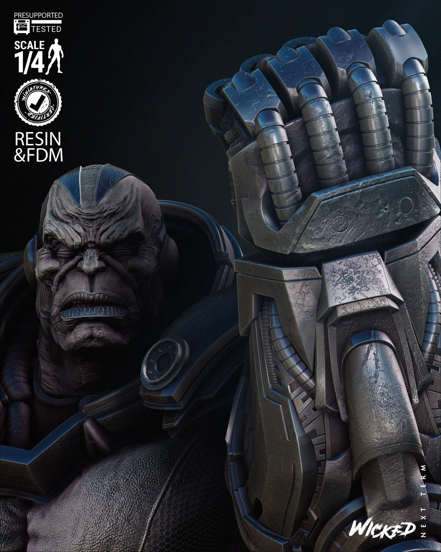 Apocalypse - Bust by Wicked3D FAN ART