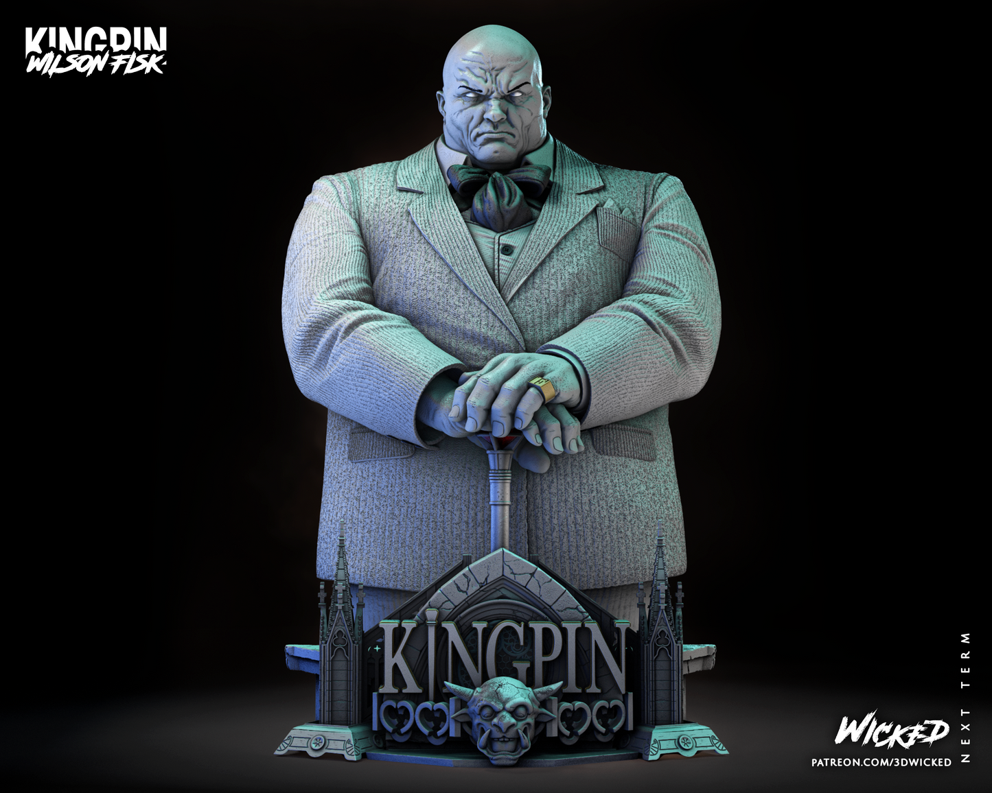 Kingpin - Dare Devil - Bust by Wicked3D FAN ART