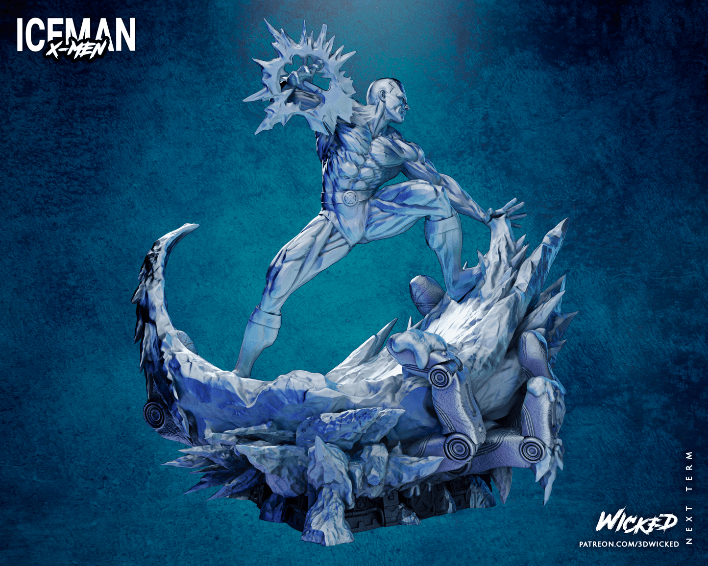 Iceman by Wicked3D FAN ART