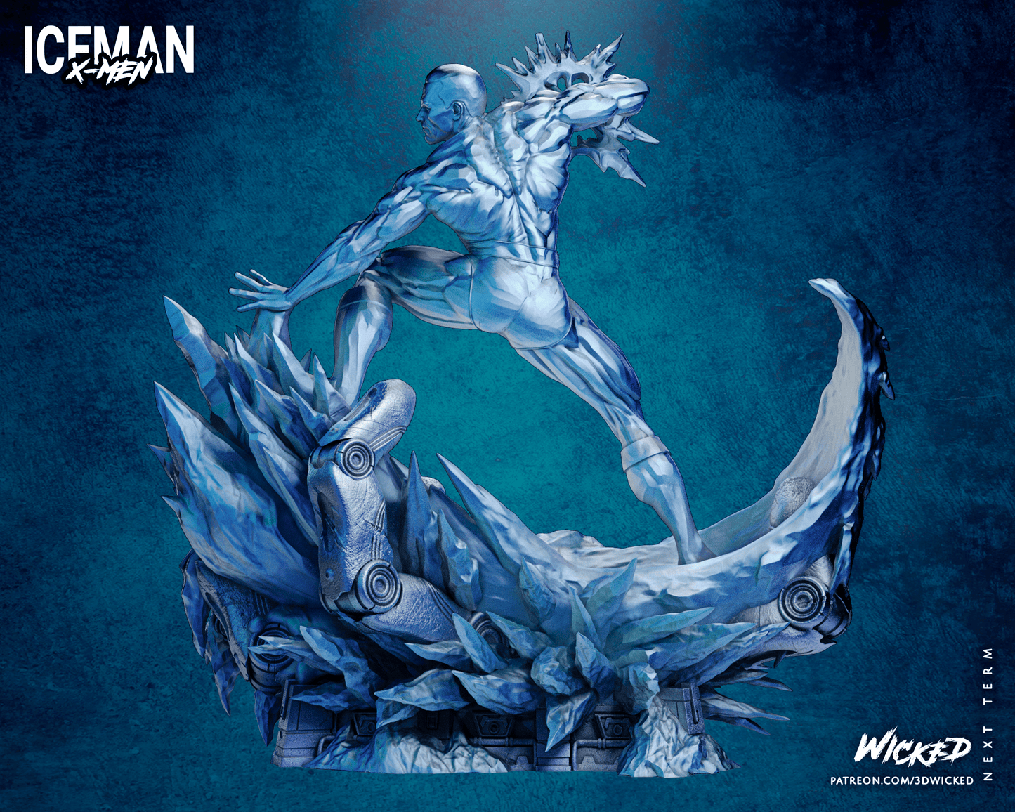 Iceman by Wicked3D FAN ART