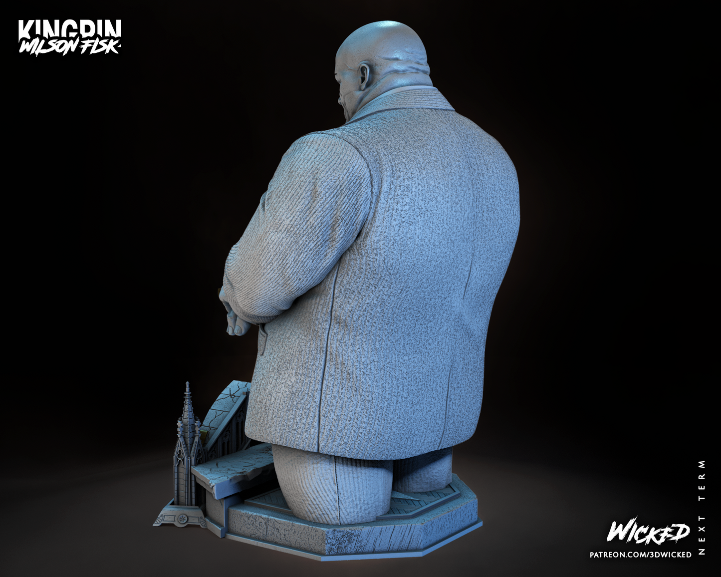 Kingpin - Dare Devil - Bust by Wicked3D FAN ART