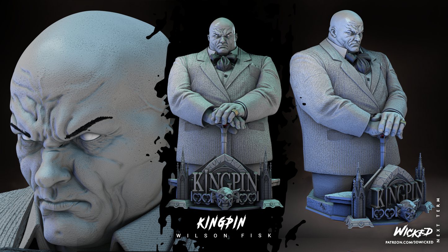 Kingpin - Dare Devil - Bust by Wicked3D FAN ART