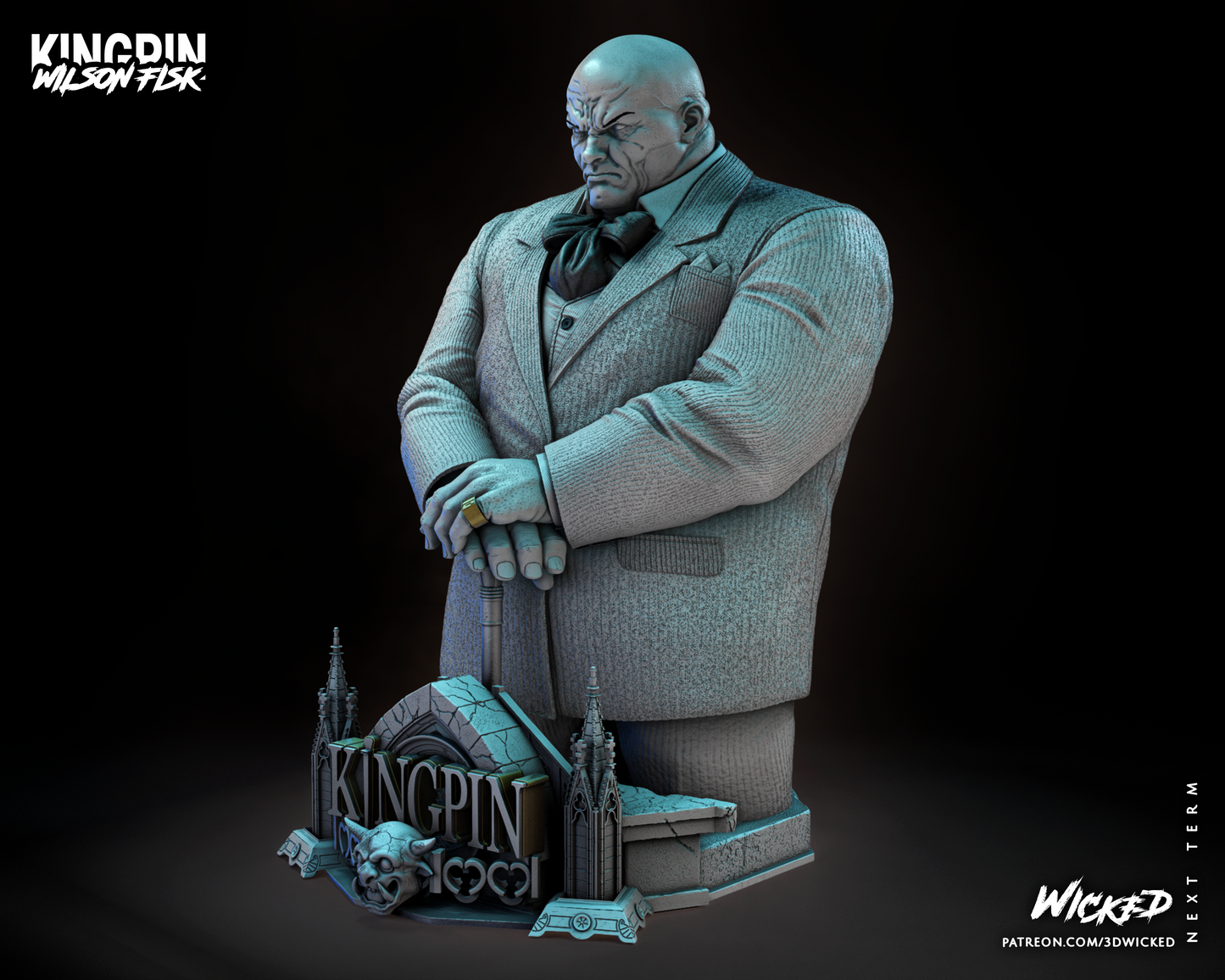 Kingpin - Dare Devil - Bust by Wicked3D FAN ART