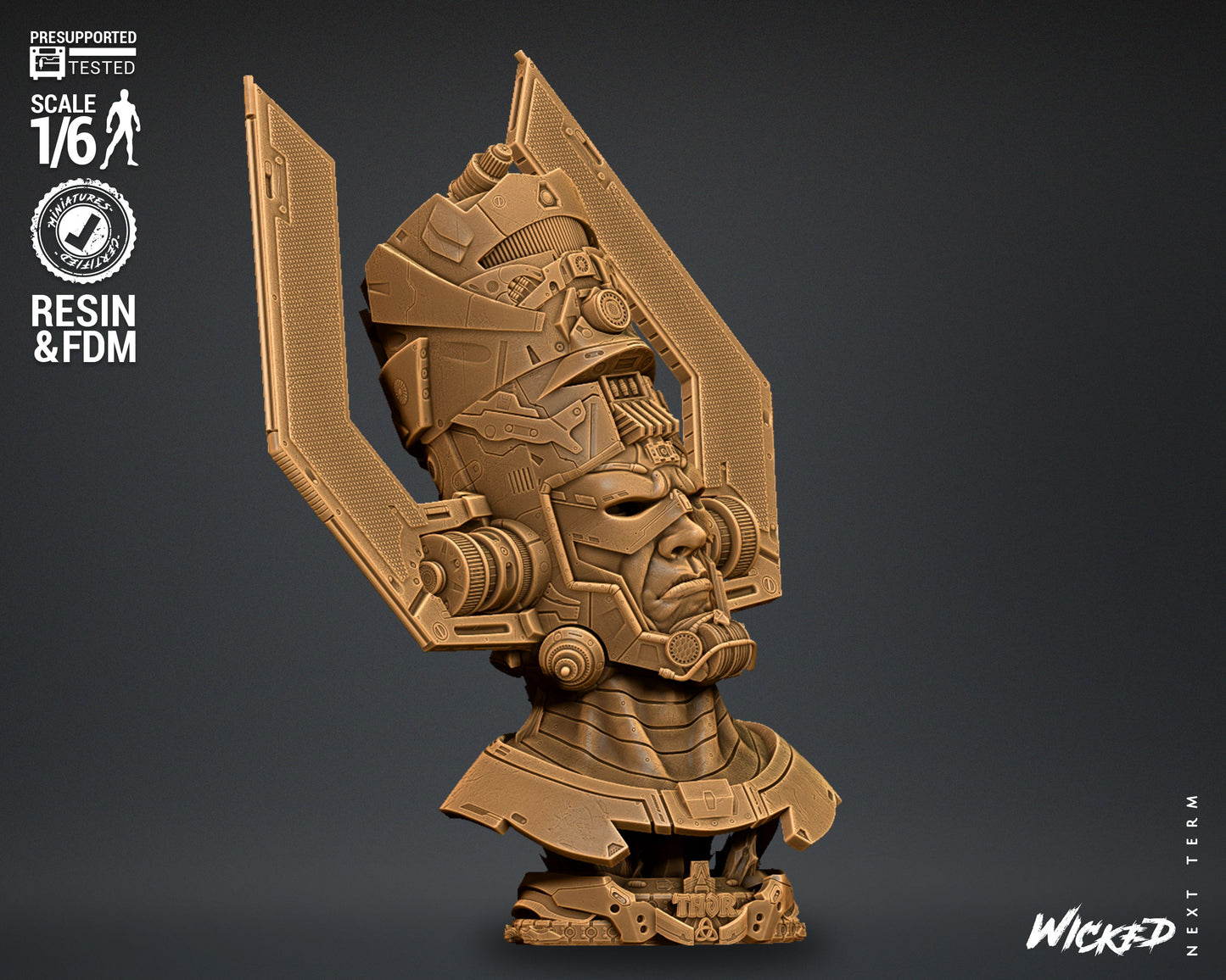 Galactus - Bust by Wicked3D FAN ART