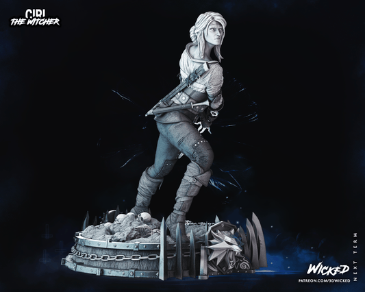 Ciri - The Witcher by Wicked3D FAN ART