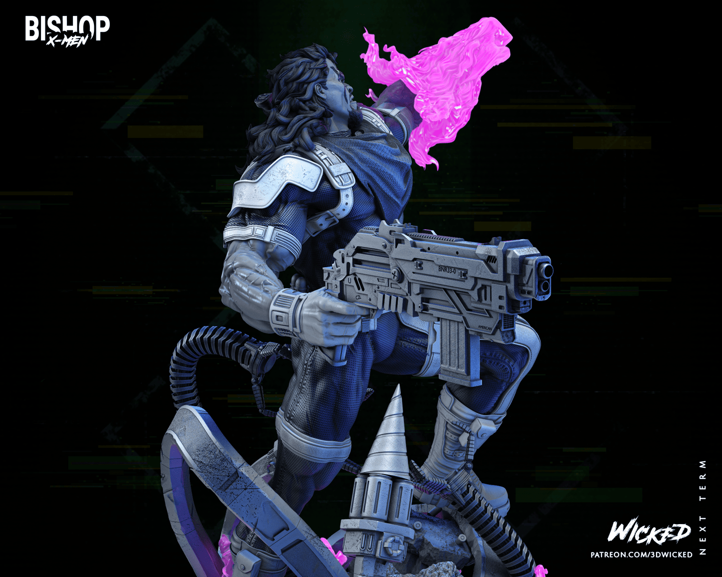 Bishop - X-Men by Wicked3D FAN ART