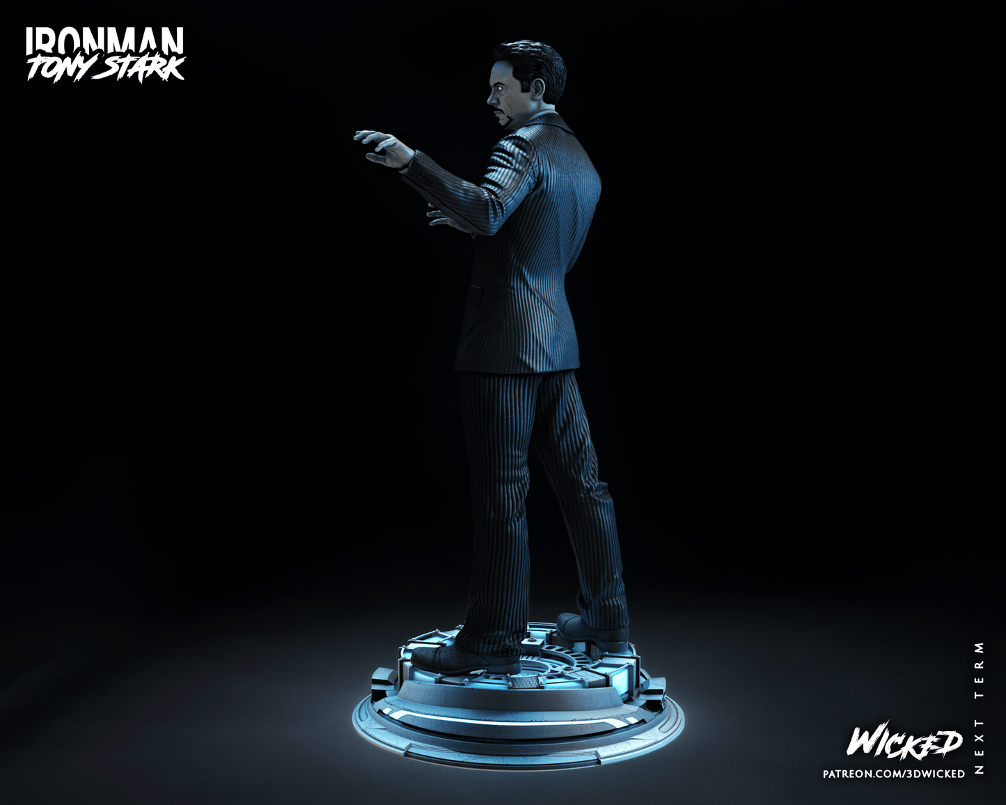 Tony Stark - Iron Man by Wicked3D FAN ART