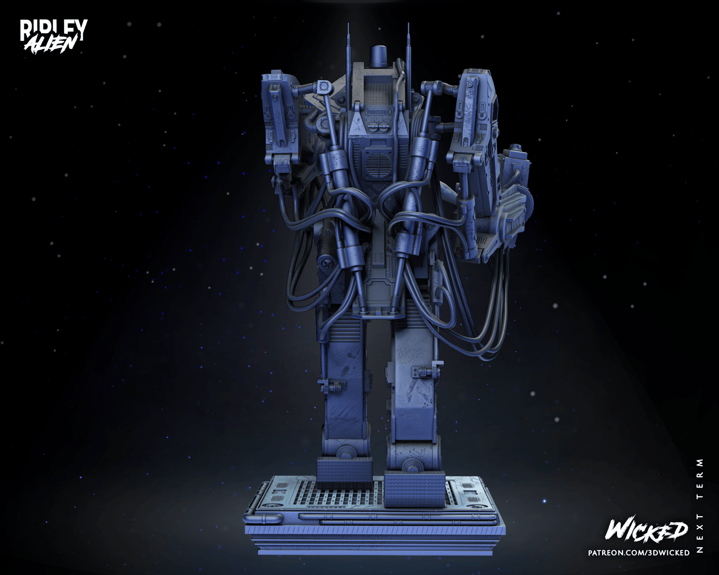 Ripley - Power Loader - Aliens by Wicked3D FAN ART