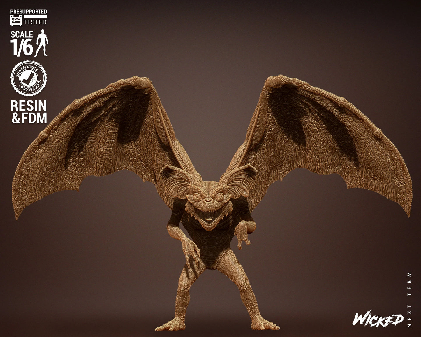 Gremlin Bat by Wicked3D FAN ART