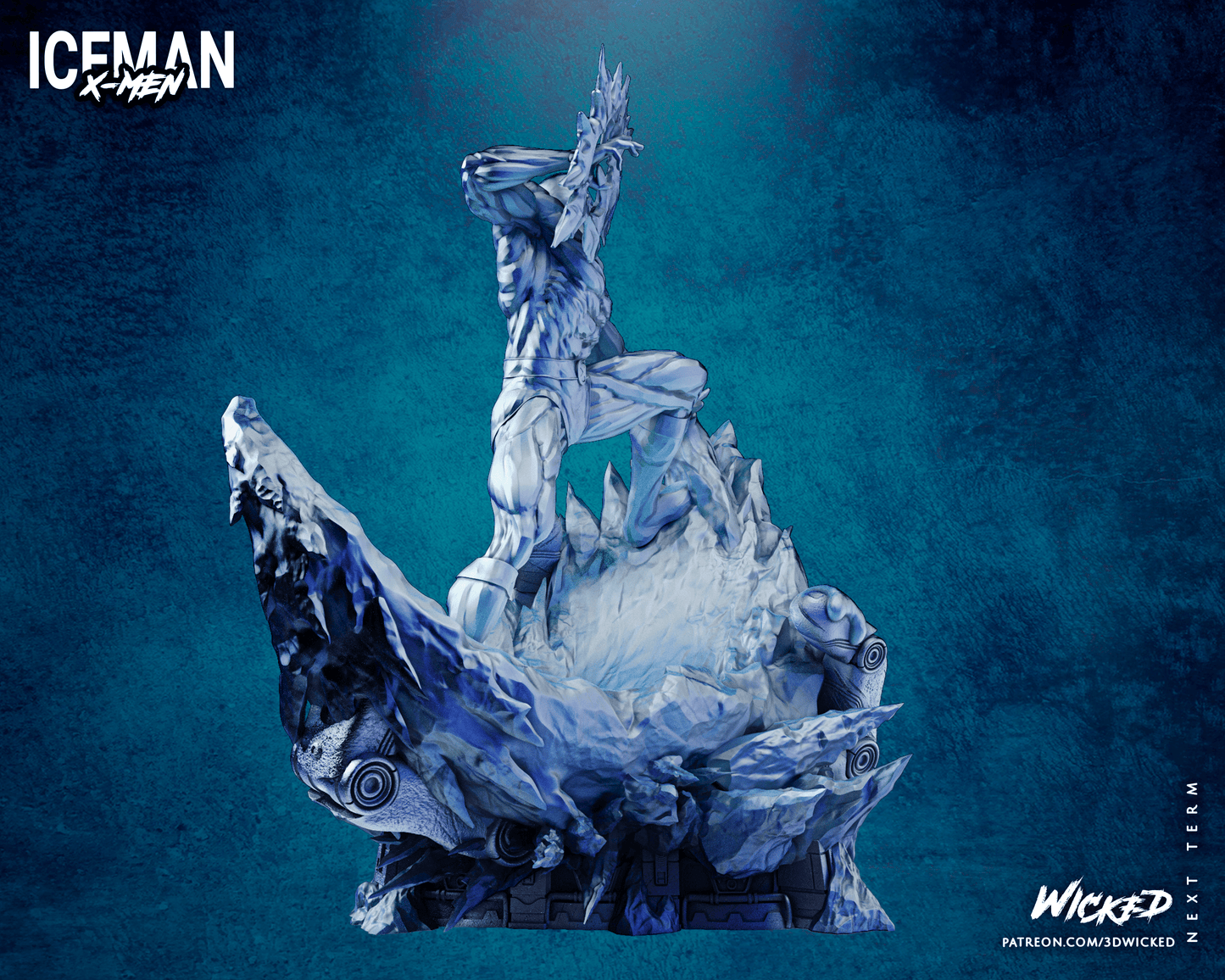 Iceman by Wicked3D FAN ART