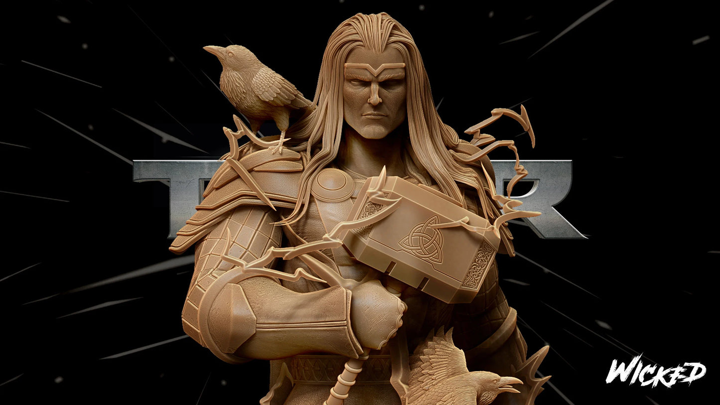 Thor - Bust by Wicked3D FAN ART