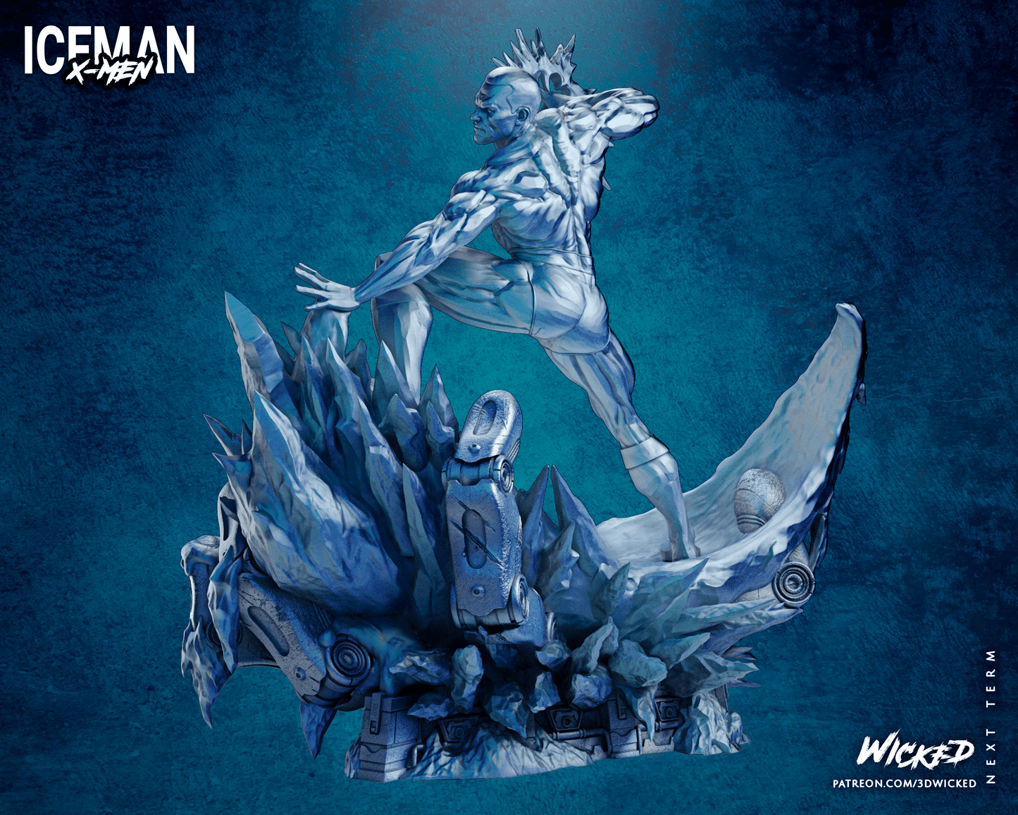 Iceman by Wicked3D FAN ART