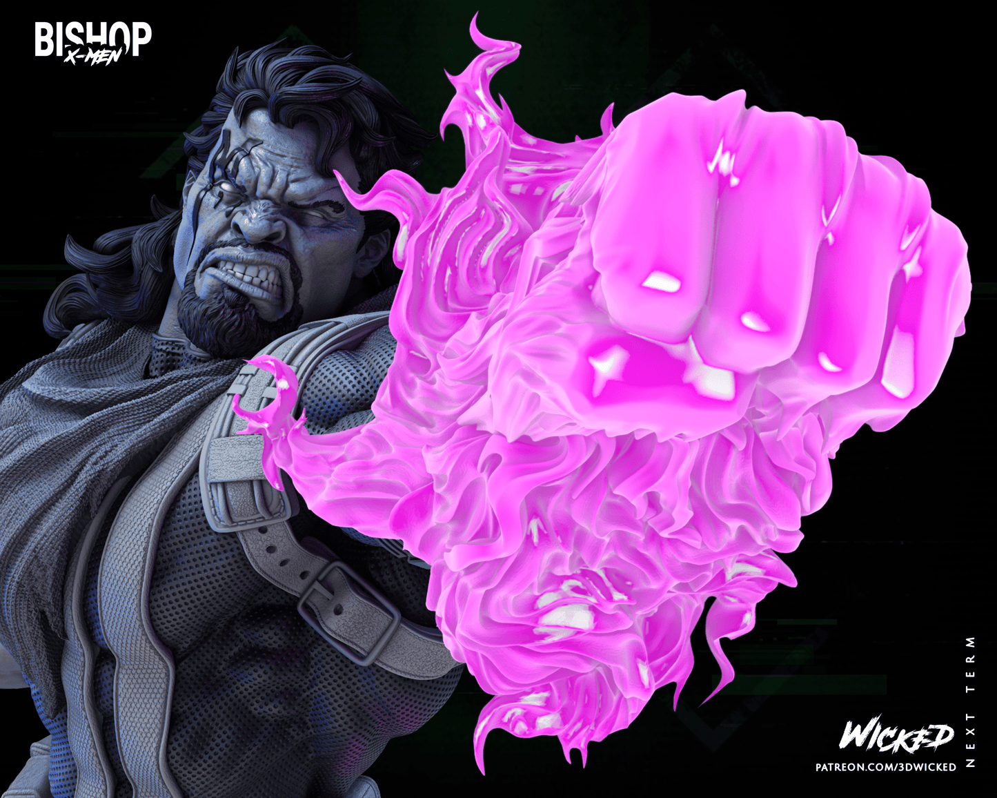 Bishop - X-Men by Wicked3D FAN ART