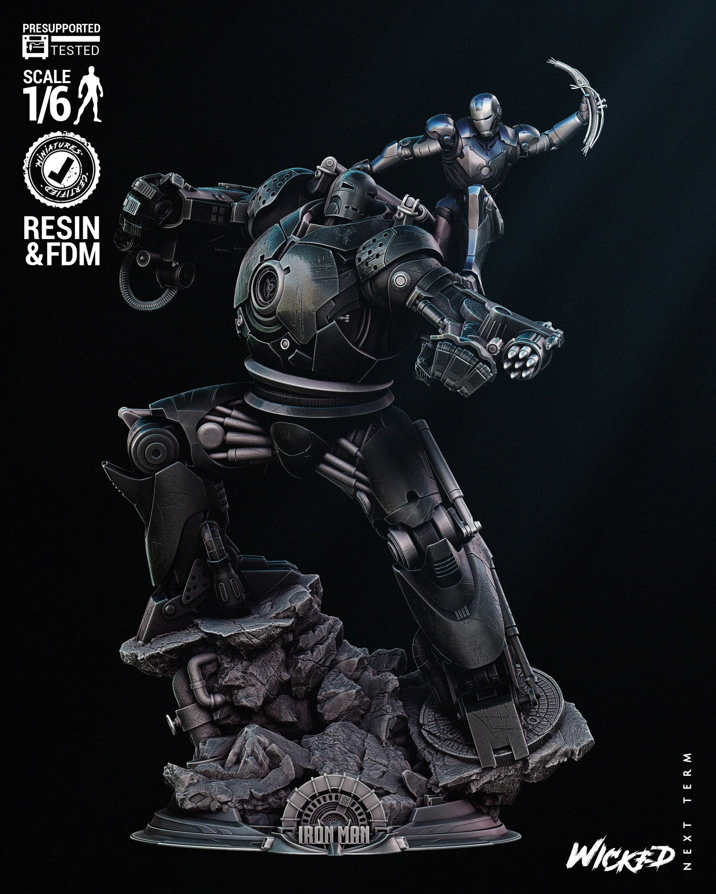 Iron man - Iron Monger Diorama by Wicked3D FAN ART