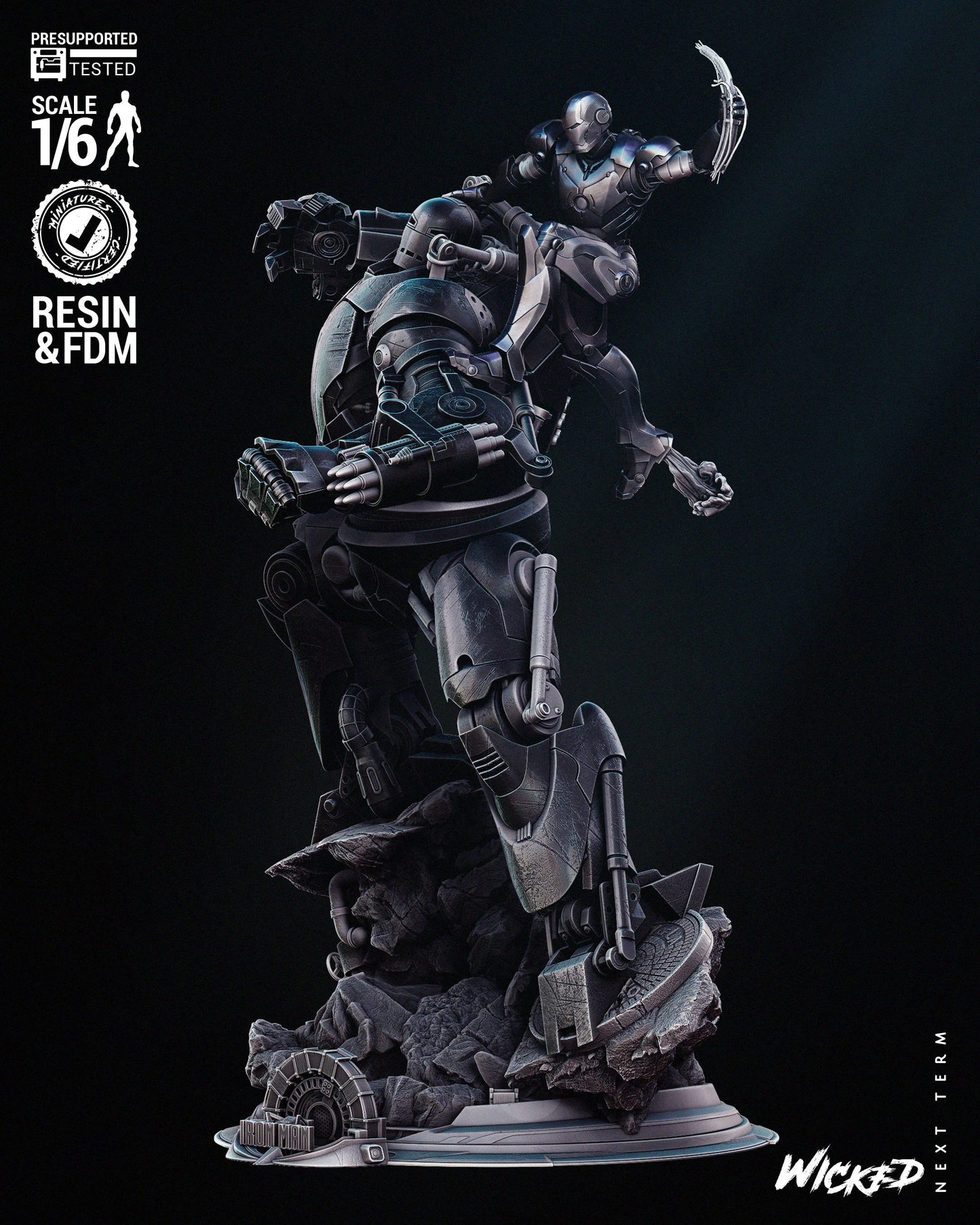 Iron man - Iron Monger Diorama by Wicked3D FAN ART