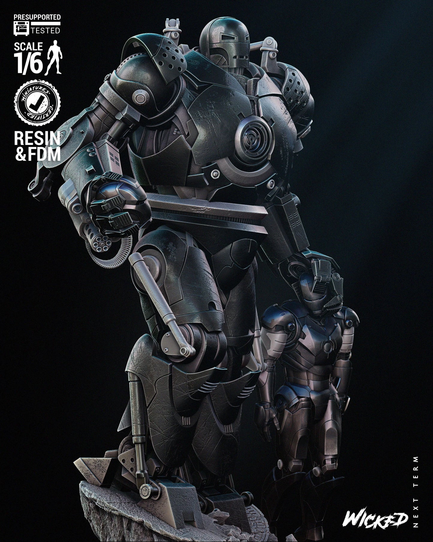 Iron Monger by Wicked3D FAN ART