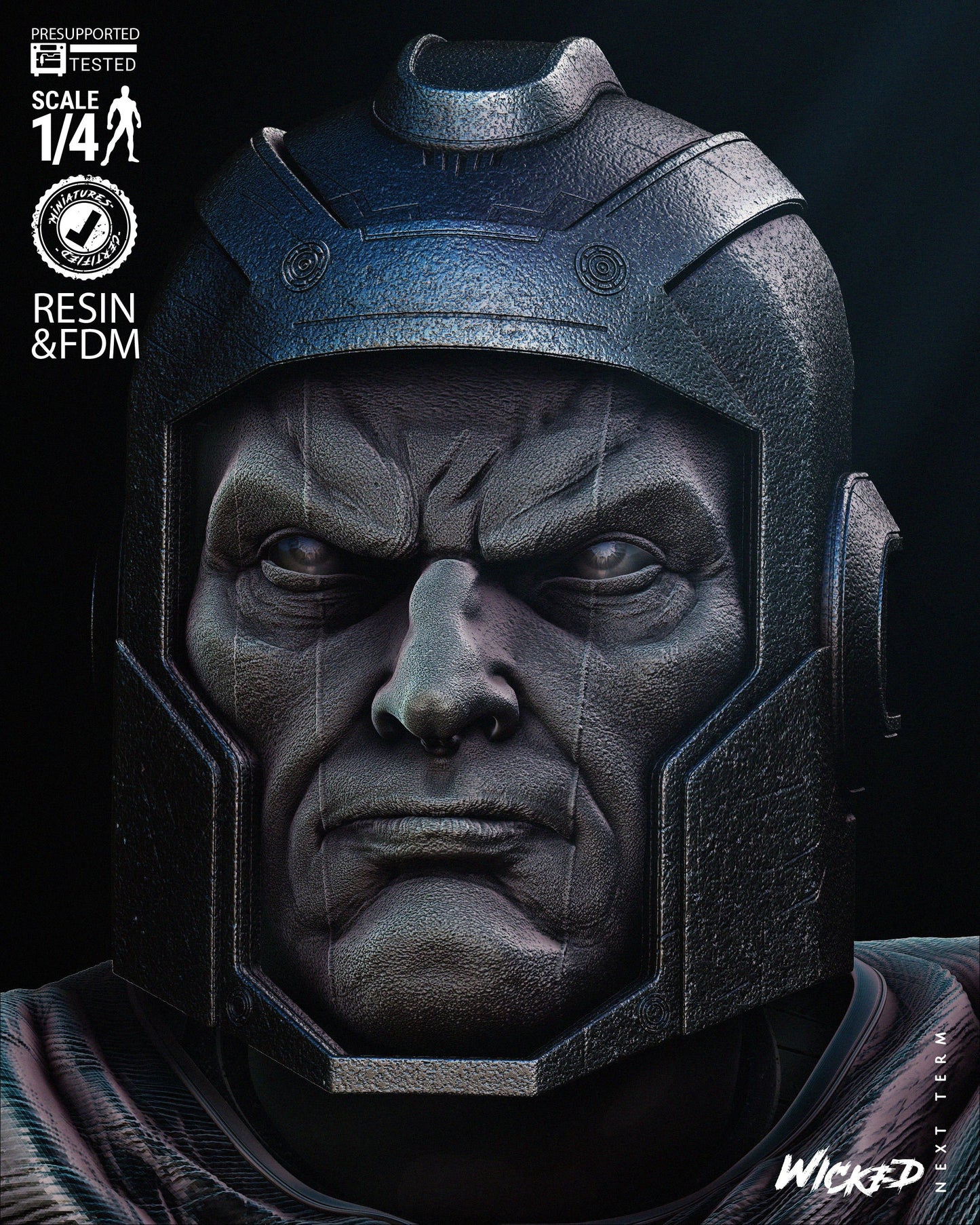 Kang - Bust by Wicked3D FAN ART