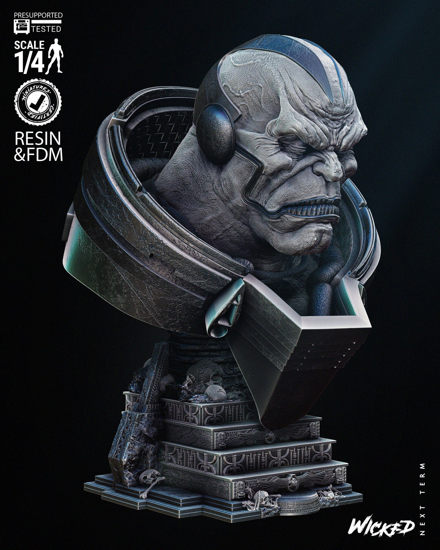 Apocalypse - Bust by Wicked3D FAN ART