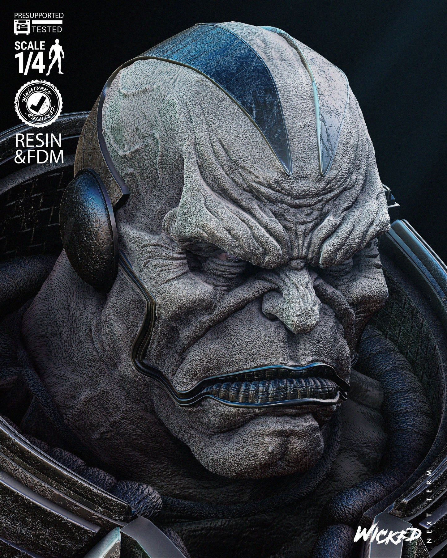 Apocalypse - Bust by Wicked3D FAN ART