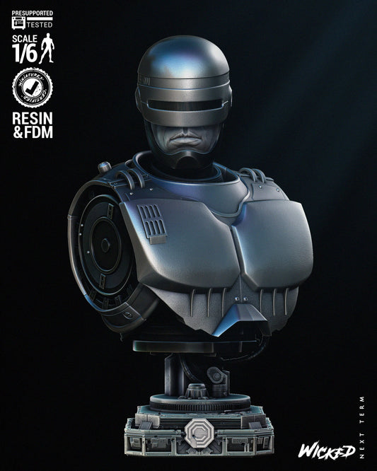 RoboCop - Bust by Wicked3D FAN ART