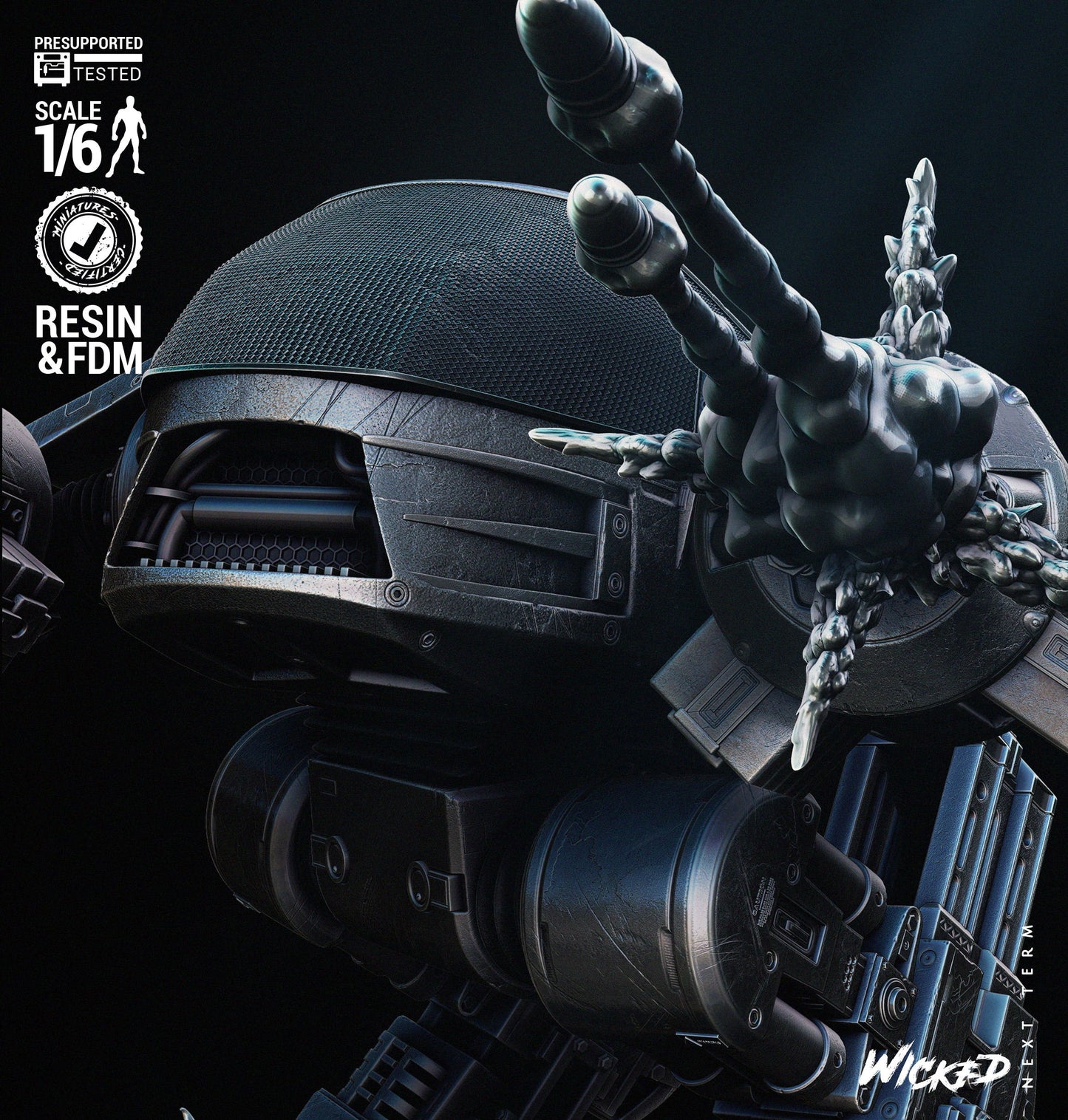 ED209 - RoboCop - by Wicked3D FAN ART