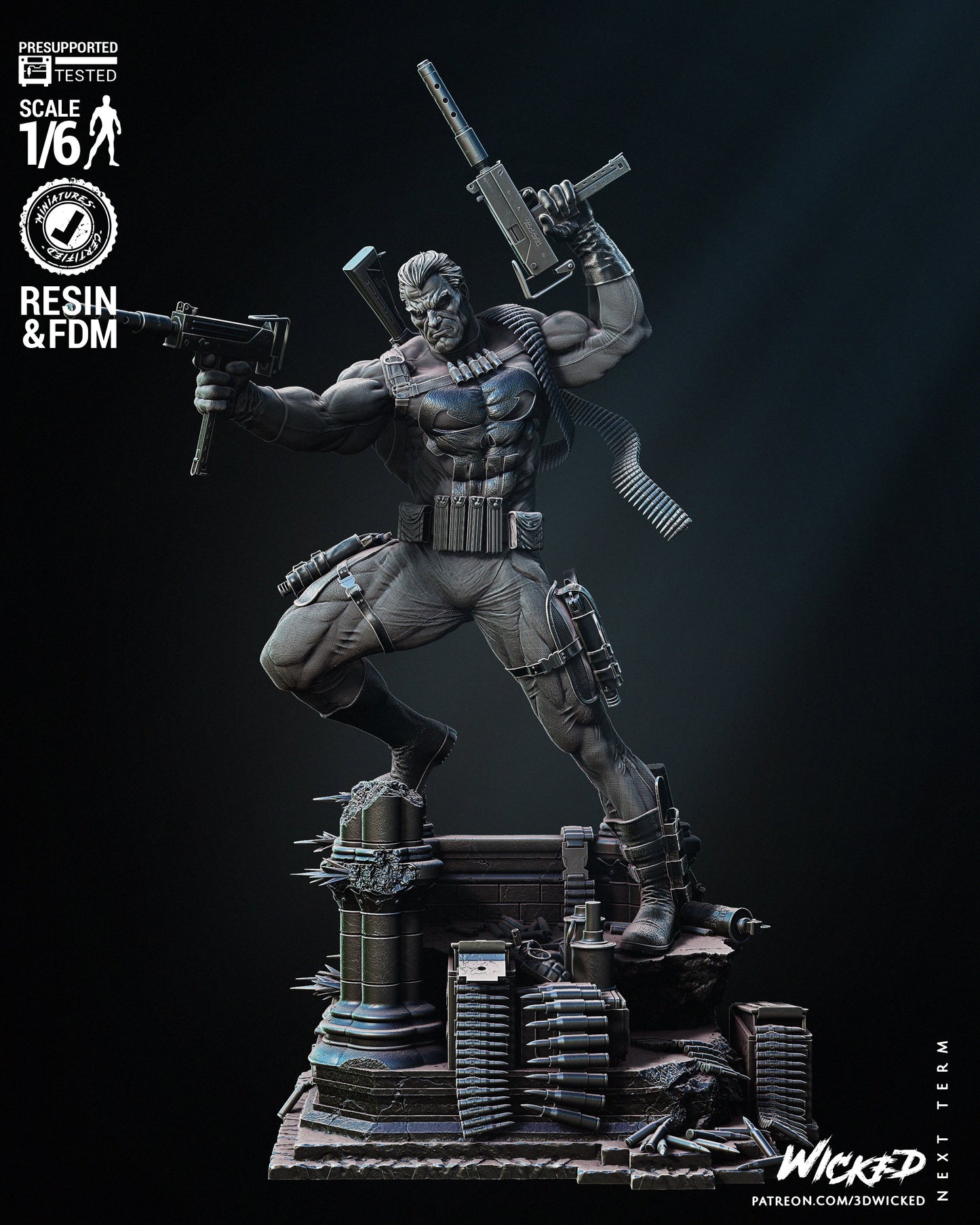 Punisher by Wicked3D FAN ART