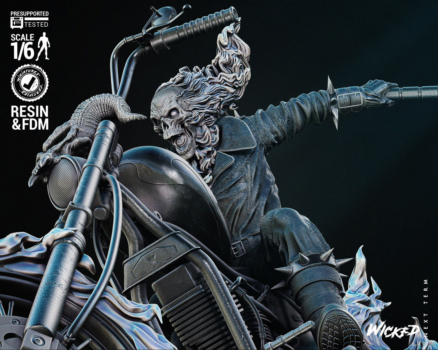 Johnny Blaze - Ghost Rider by Wicked3D FAN ART